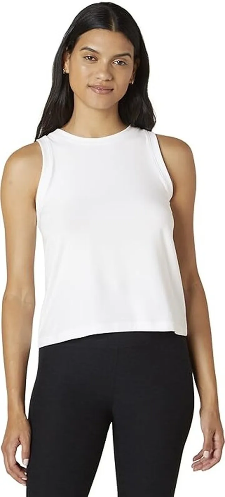 Beyond Yoga Featherweight Rebalance Tank (Cloud White) Women's Clothing