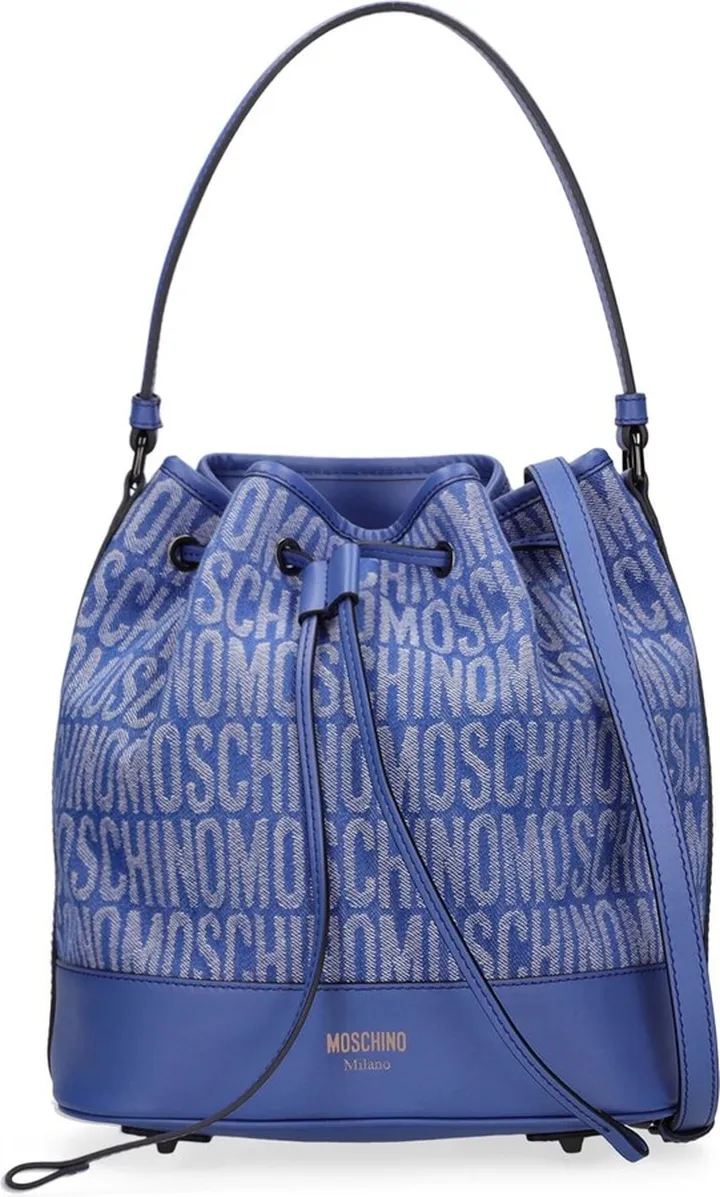 Monogram jacquard nylon bucket bag