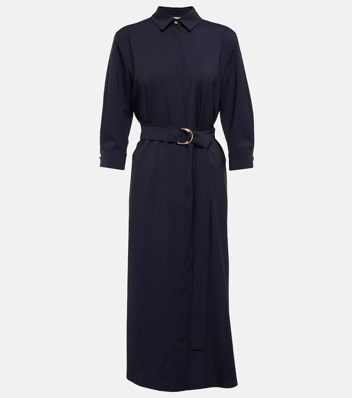 Corrida virgin wool shirt dress