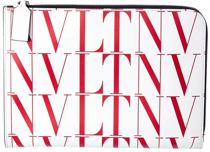 Valentino Vtln Times Leather Pouch