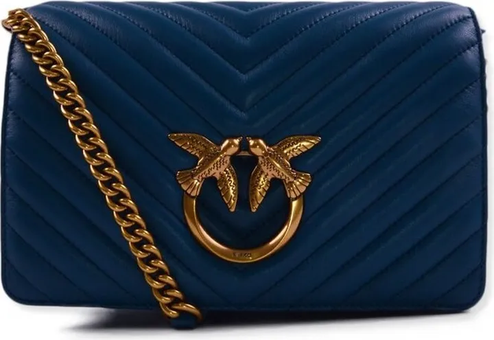 Pinko Classic Click V-Quilted Shoulder Bag