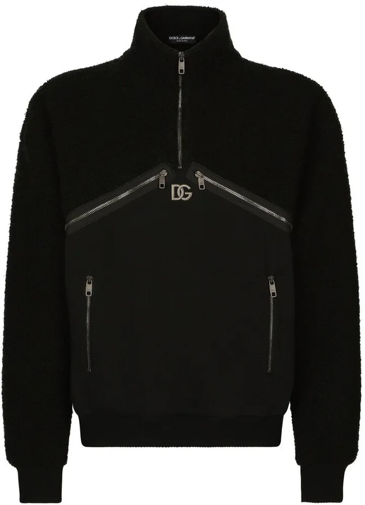 Zip-Detail Pullover