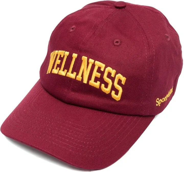 Wellness logo-embroidered baseball cap