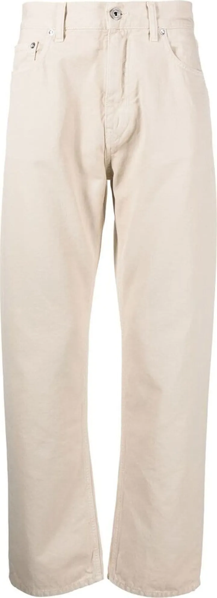 Zip-Up Straight Leg Trousers