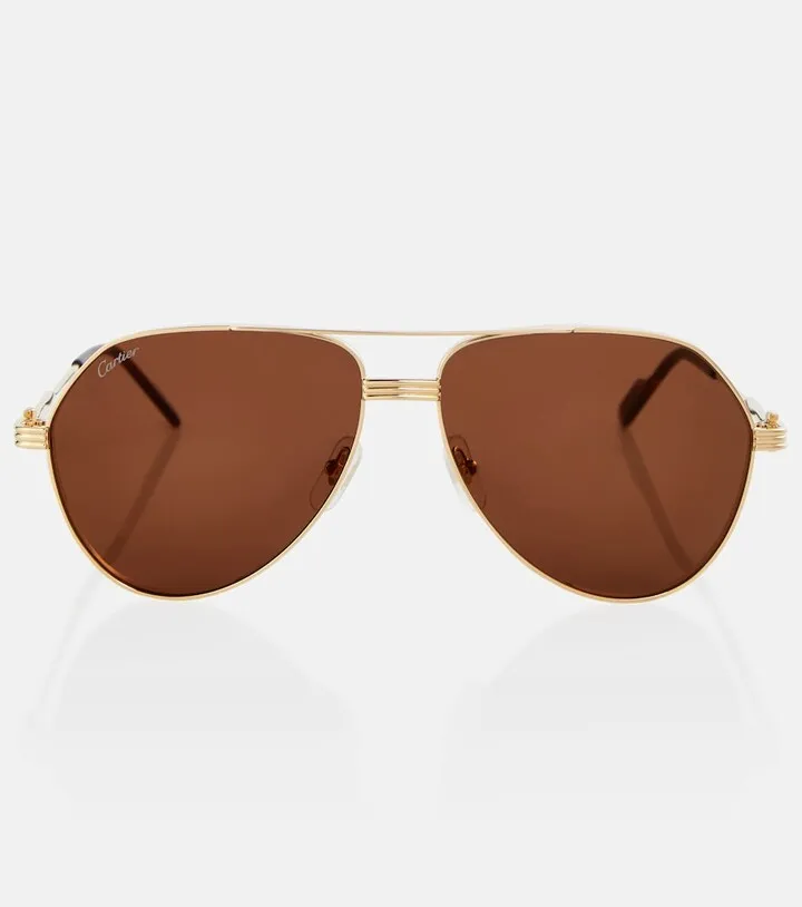 Premiere de Cartier aviator sunglasses