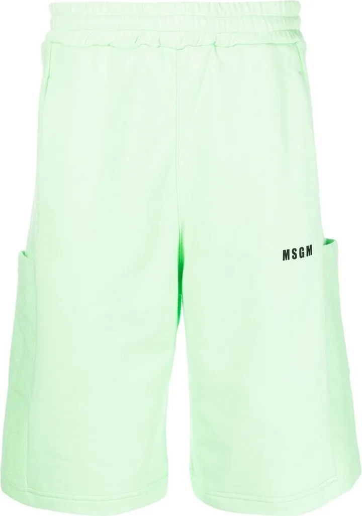 Logo-Print Organic Cotton Shorts
