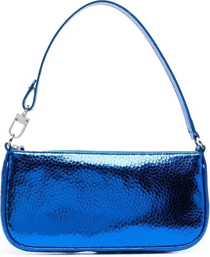 Metallic-Finish Shoulder Bag