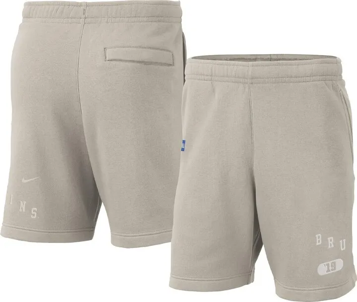 Men's Nike Cream Ucla Bruins Fleece Shorts