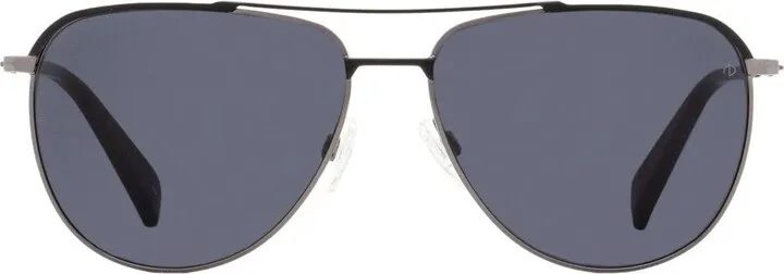 Tinted Pilot-Frame Sunglasses