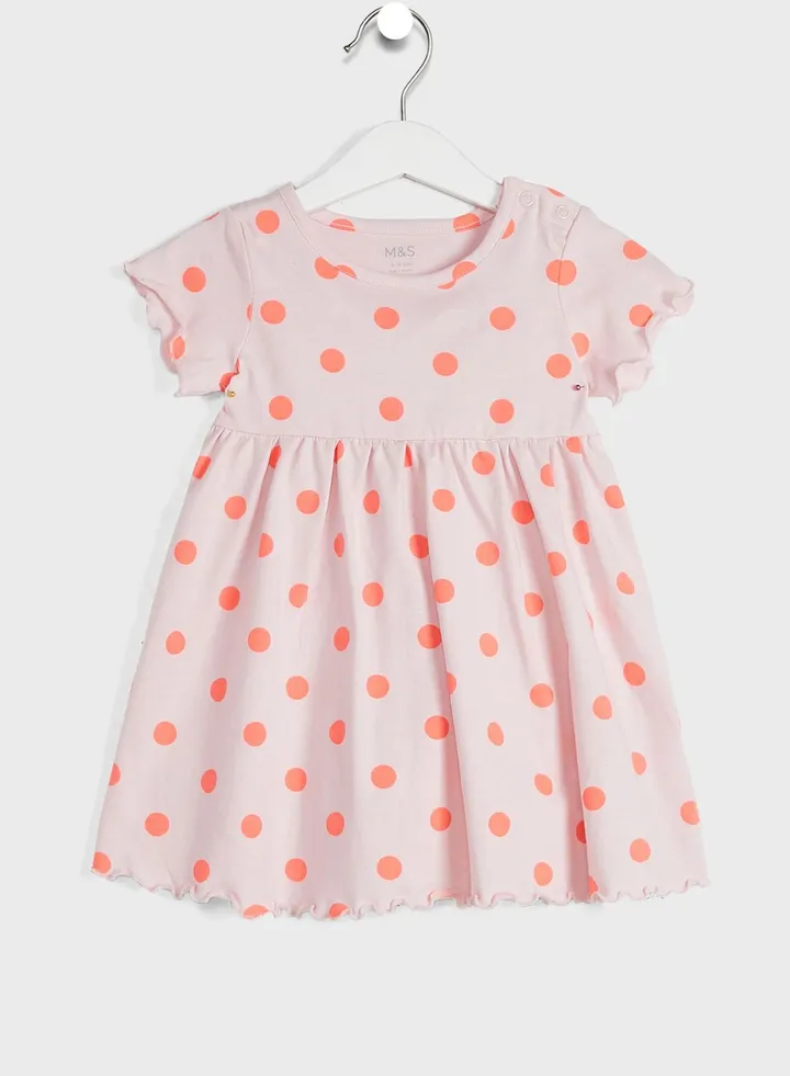 Kids Polka Dot Midi Dress