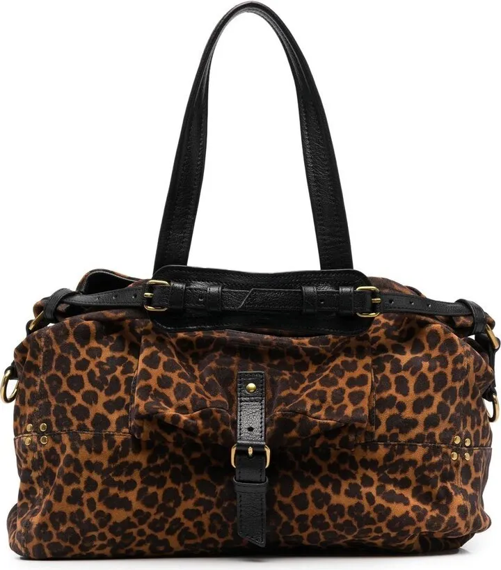 Billy leopard-print tote bag