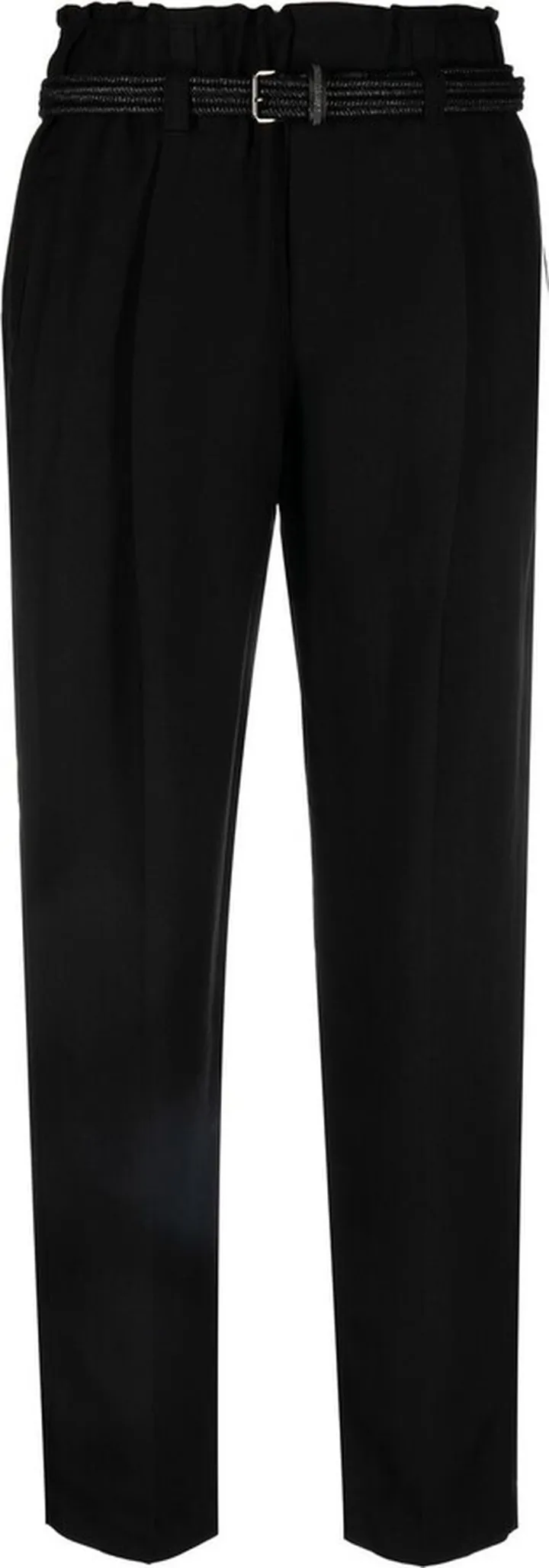 BRUNELLO CUCINELLI- High-waisted Cropped Trousers