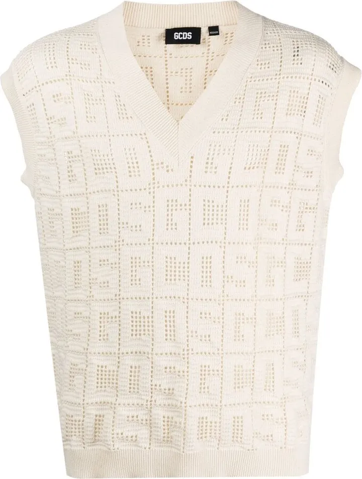 Monogram Macramé Gilet
