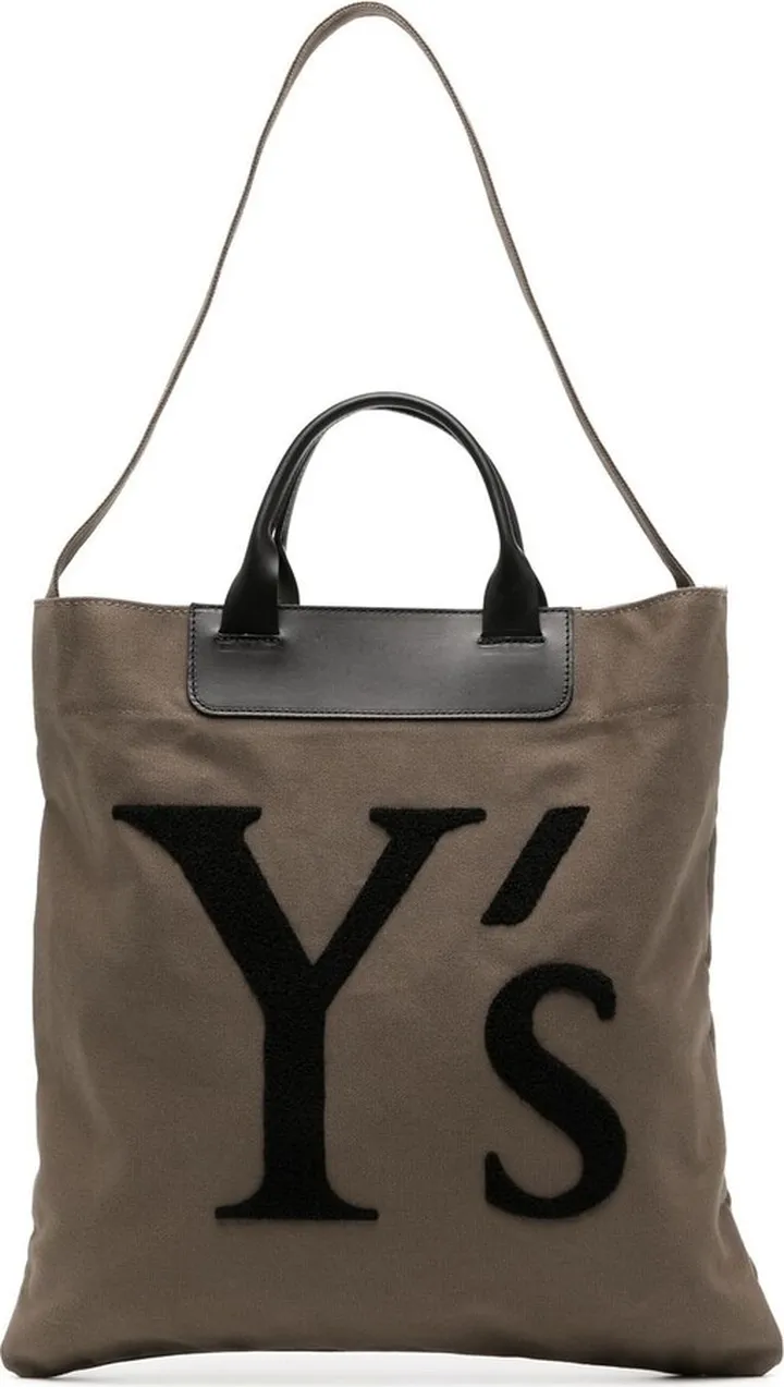 Logo-Print Detail Tote Bag