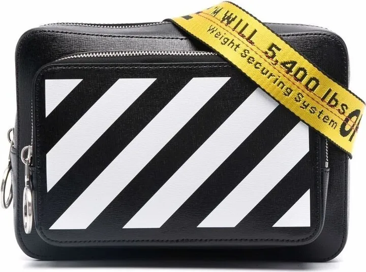 Black Binder Diag Belt Bag