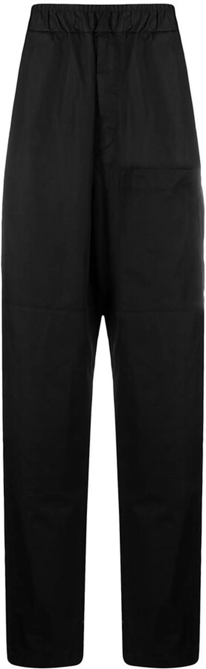 Elasticated Waist Wide-Leg Trousers