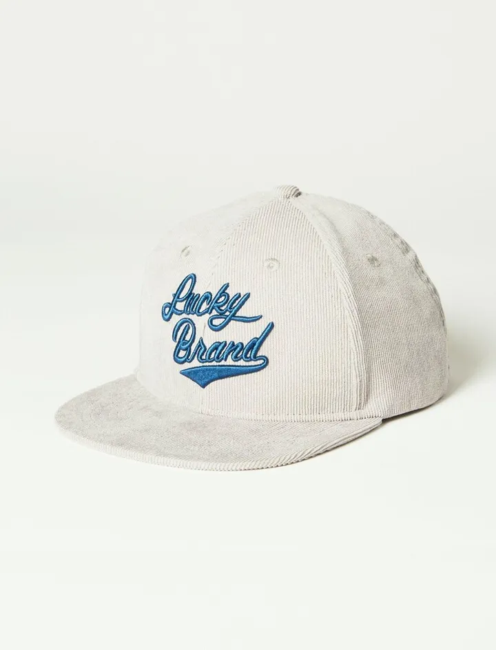 Lucky Brand Lucky Brand Corduroy Branded Hat