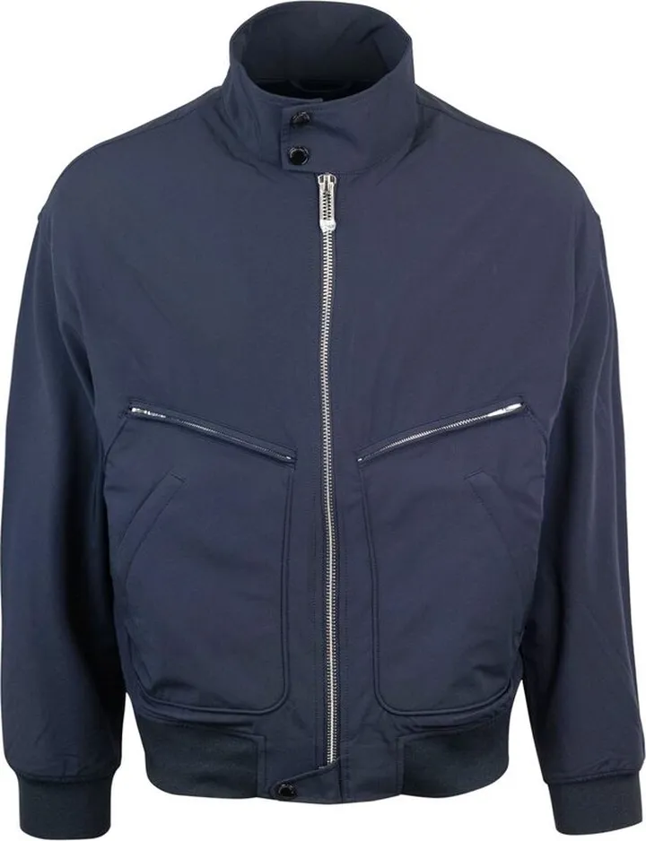 Emporio Armani Long-Sleeved Zipped Bomber Jacket