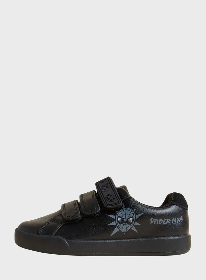 Kids Spider Man Velcro Sneakers