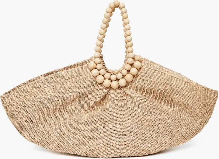 Natural Cueba Bead Bag XL