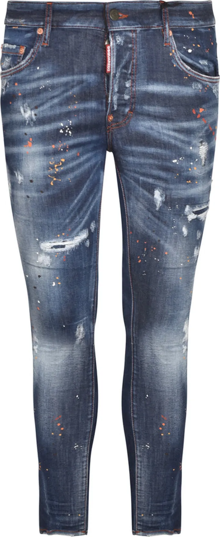 Distressed Effect Jeans