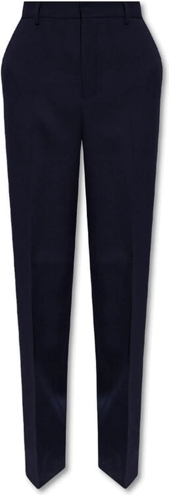 AMI Pleat Straight-Leg Trousers