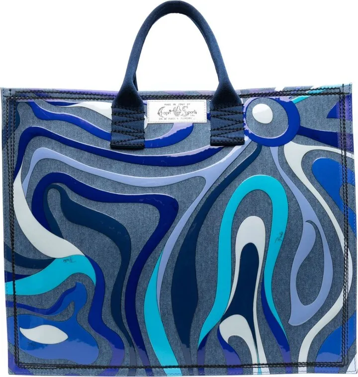 Graphic-Print Tote Bag