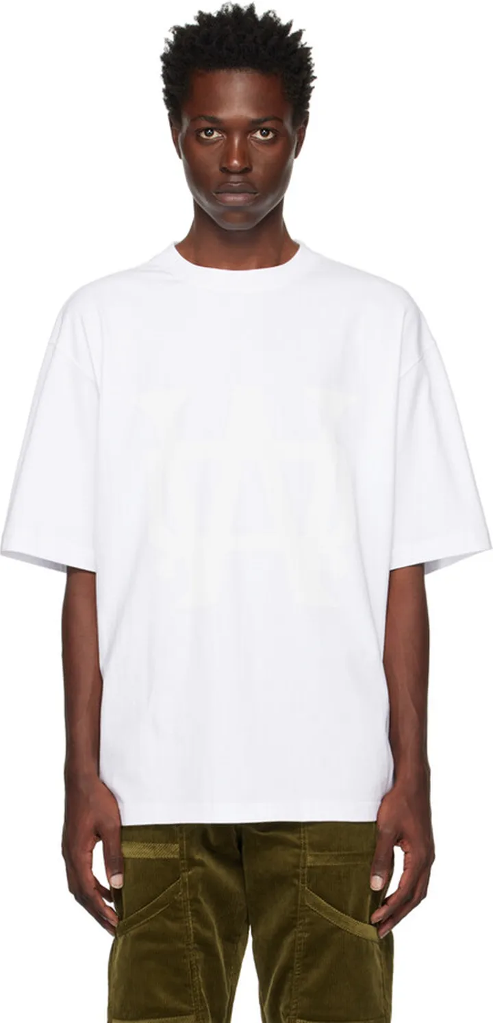 We11done White 'WD' T-Shirt