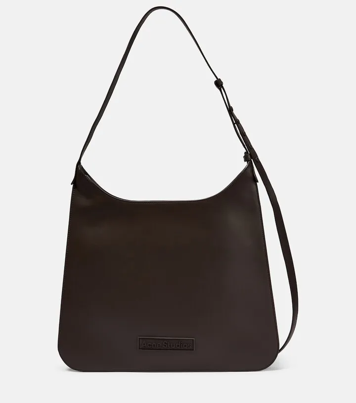 Platt leather shoulder bag