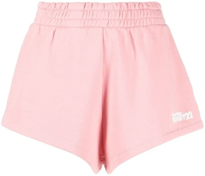 Logo-Print Cotton Shorts