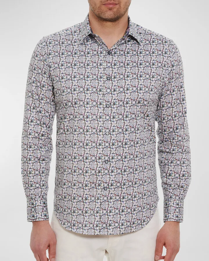Men's Sundial Cotton-Stretch Sport Shirt