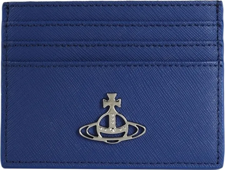 Saffiano Card Holder Document Holder Blue