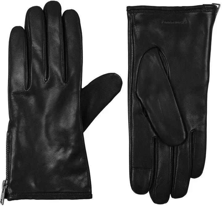Zip Leather Gloves
