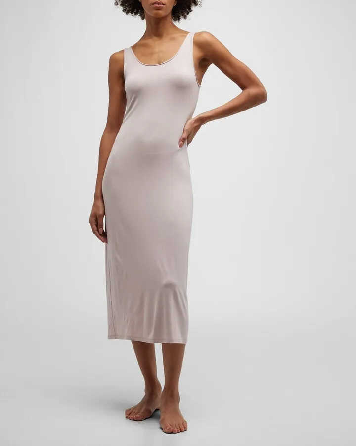 Feathers Element Scoop-Neck Nightgown