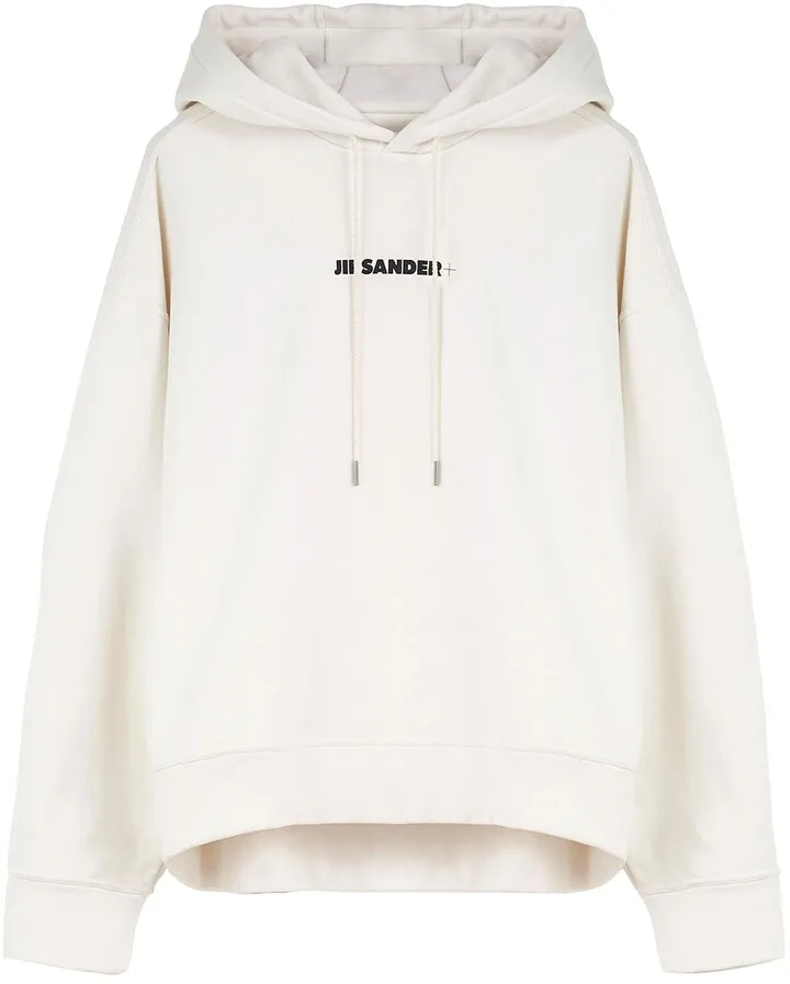 Men's Cotton Terry Boxy Logo Hoodie