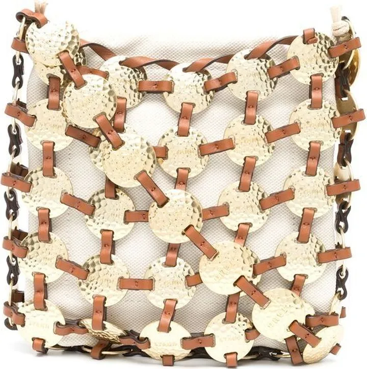 Gold-Tone Hardware Shoulder Bag