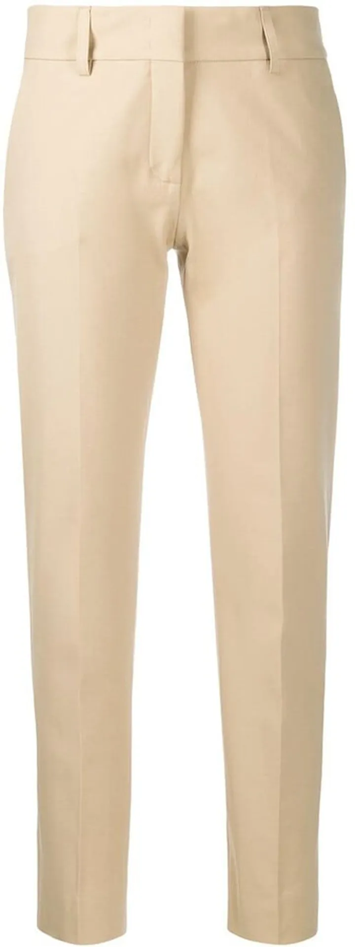 Slim-Fit Cropped Trousers