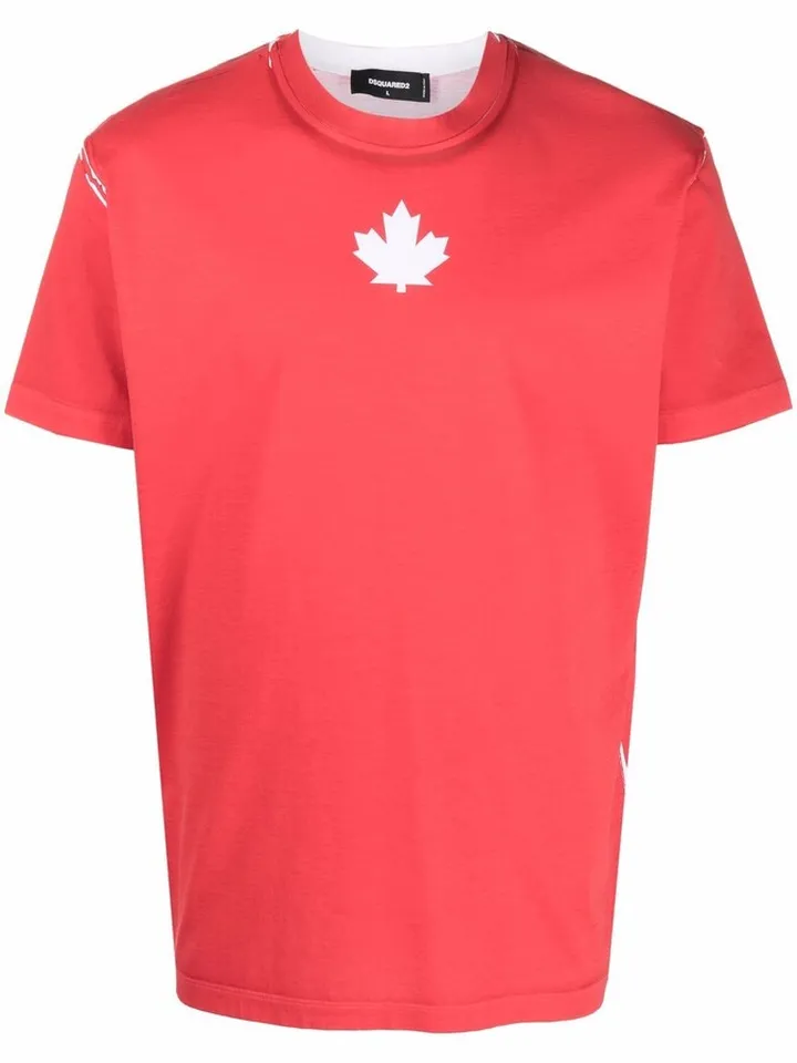 logo-printed T-shirt