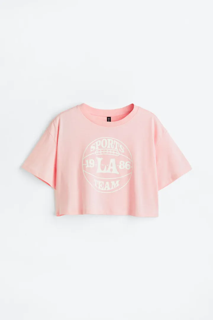 Printed Crop Top