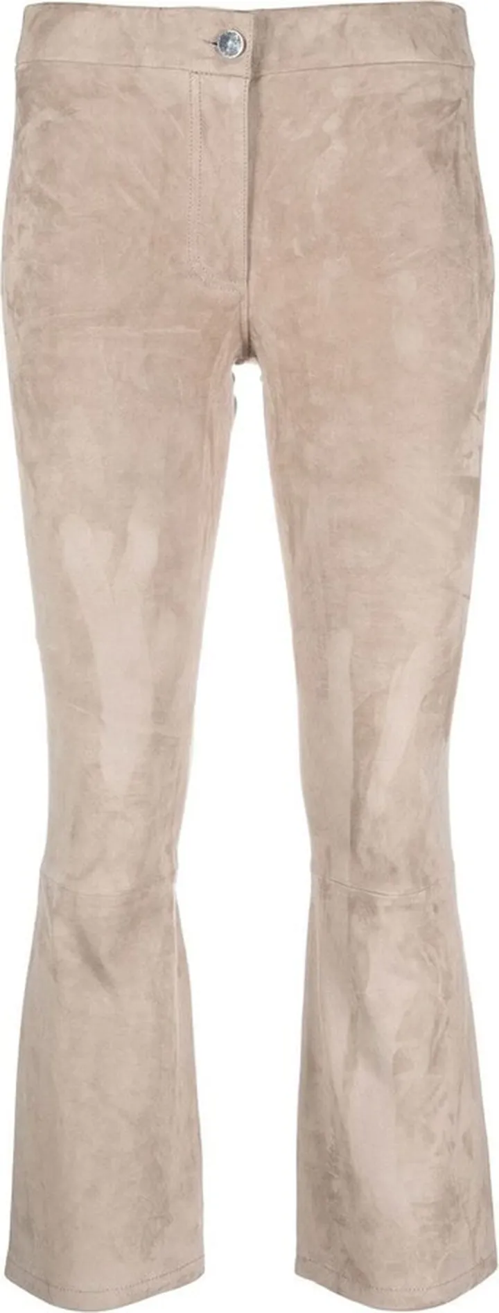 Cropped Flared Trousers