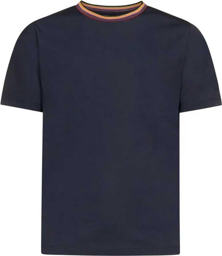 Paul Smith Striped Collar T-Shirt