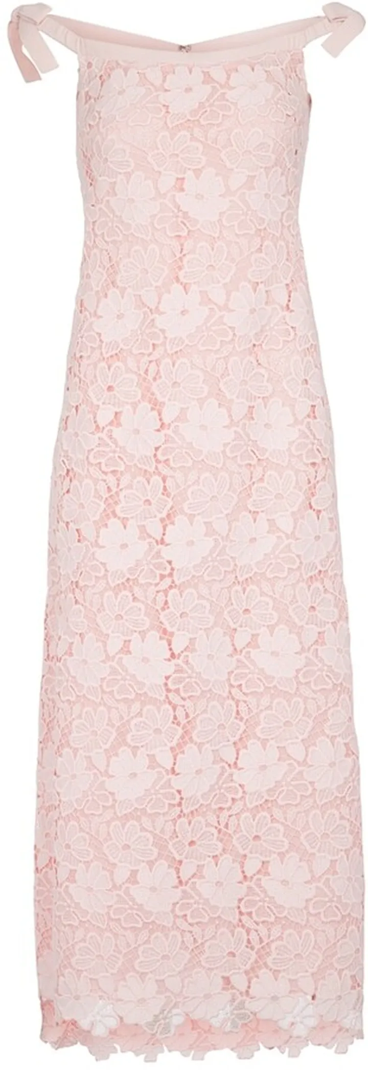 Boatneck lace dress