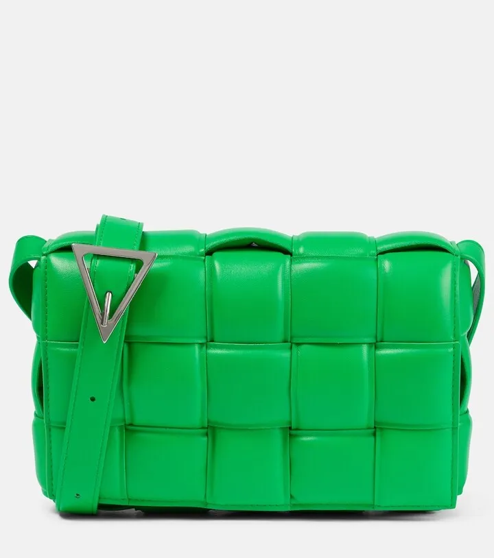 Padded Cassette leather shoulder bag