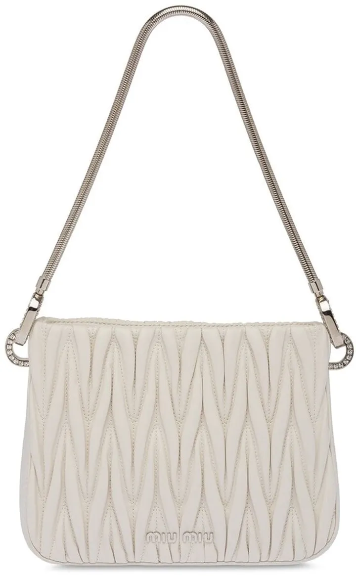 Sassy matelassé shoulder bag
