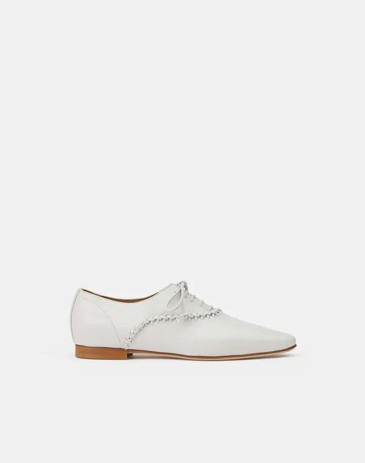 Calfskin Leather Whipstitch Derby