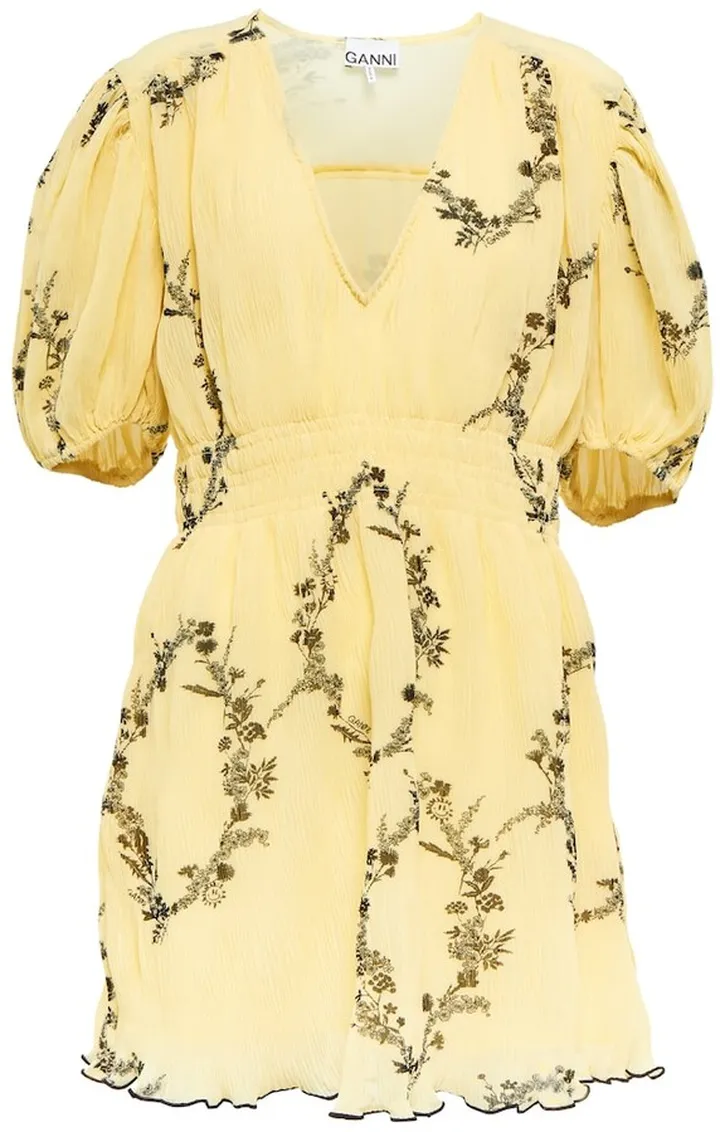 Floral georgette minidress
