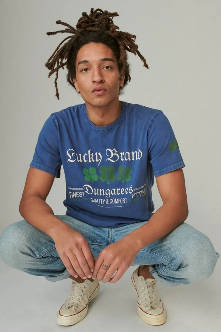 Lucky Brand Dungarees Tee