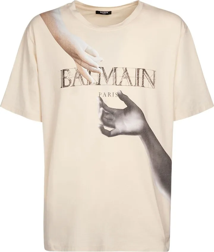 Statue printed jersey t-shirt