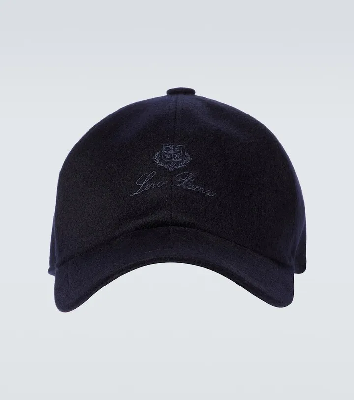 Cashmere baseball cap
