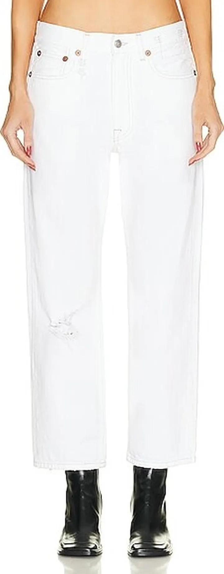 R13 Boyfriend in White